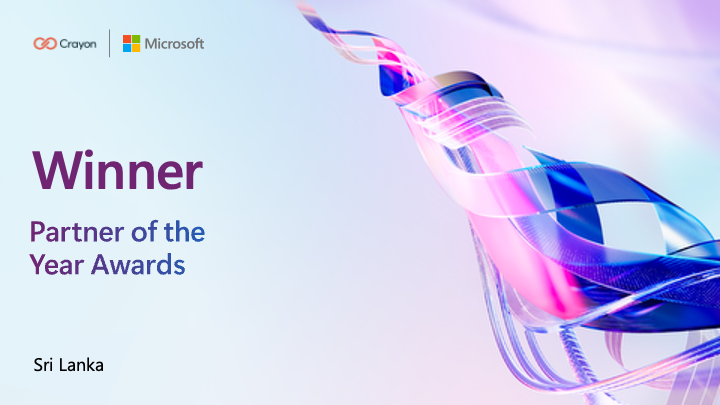 Crayon recognized as the winner of the 2025 Microsoft Sri Lanka Partner of the Year Award