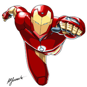 Illustrated image of Marvel's Ironman