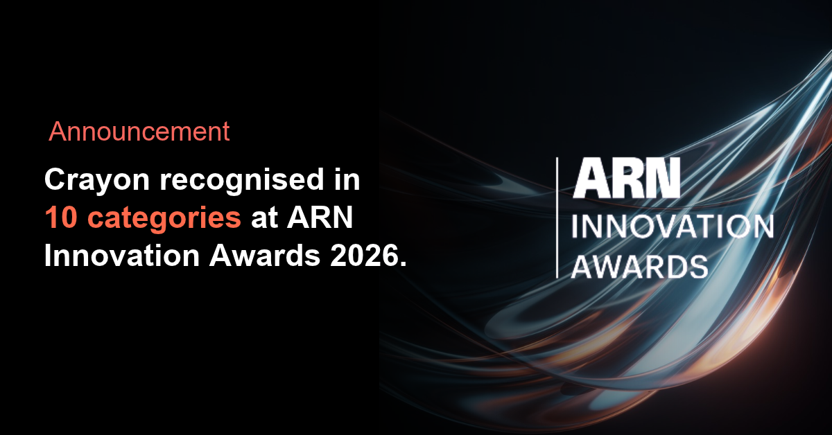 Crayon recognised in 10 categories at the ARN Innovation Awards 2026